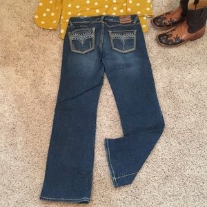 Cowgirl Up boot cut jeans size 8 waist 30 x 31 L